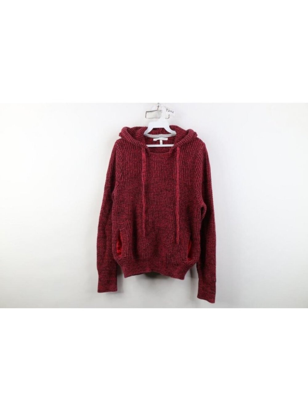 Vtg Y2K Victorias Secret Womens Large Babydoll After Hood Ribbed Hoodie Sweater